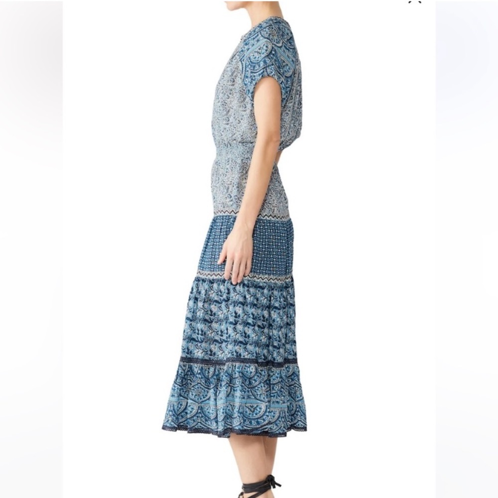 Sea New York Blue Bella Midi Dress in Orchid - Picture 13 of 14